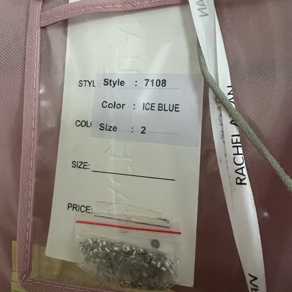 Rachel Allan Prom dress - Ice blue size 2 - Picture 7 of 8